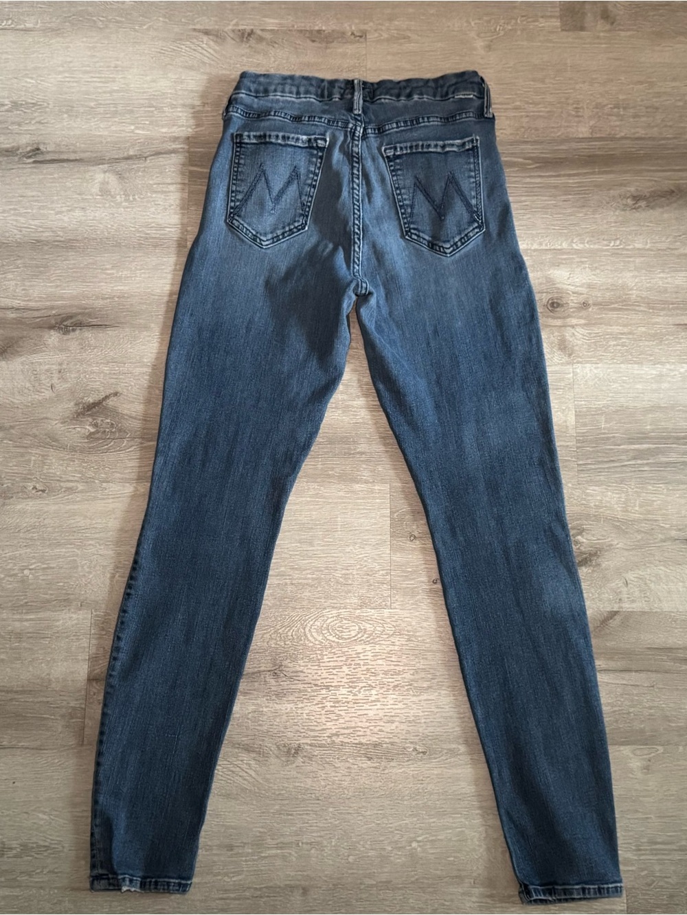 MOTHER The Looker Skinny Jeans in Groovin Wash Size 28 Blue Stretch - Picture 3 of 8